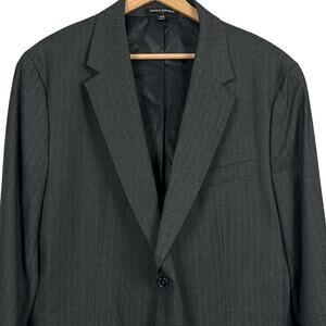 Banana Republic Mens 46R Preppy Minimalist Professional Office Pinstripe Blazer‎